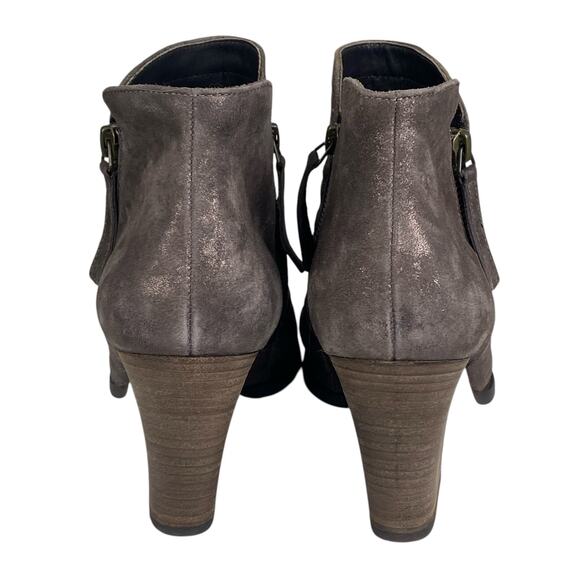 Paul Green Women's Malibu Brown Leather Side Zip Ankle Boot Size 7.5 US 10 - Picture 8 of 13